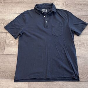 Faherty Sunwashed‎ Polo Shirt Mens Large XL Organic Cotton Casual Golf Preppy